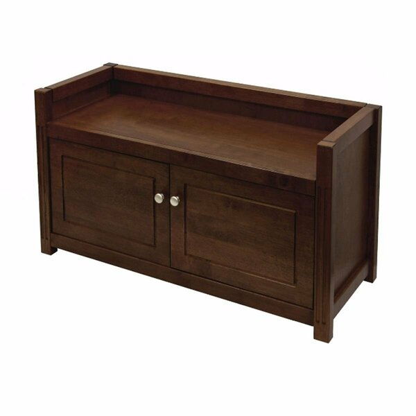 Doba-Bnt Antique Walnut Beechwood BENCH WITH STORAGE SA143677